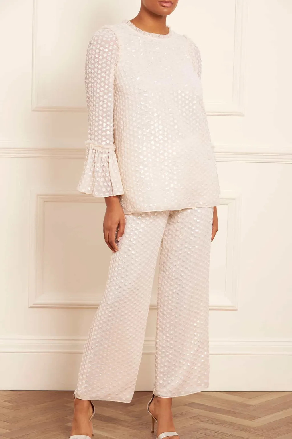 Raindrop Sequinned Blouse