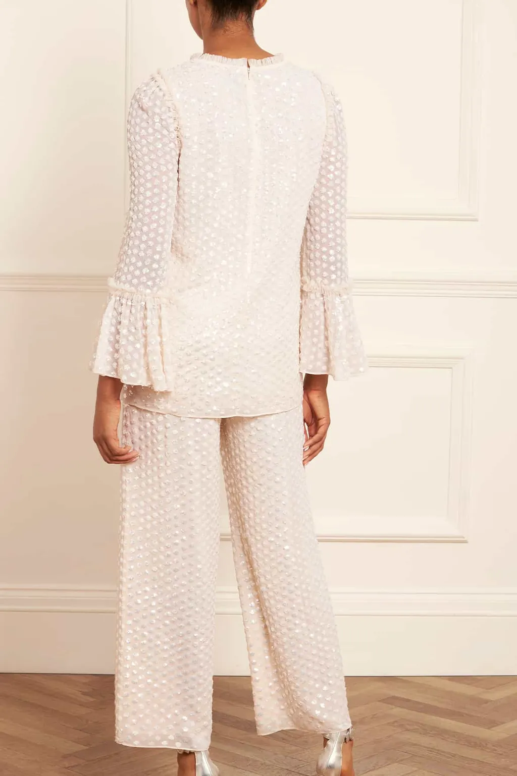 Raindrop Sequinned Blouse