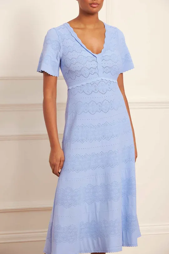V-Neck Midi Dress