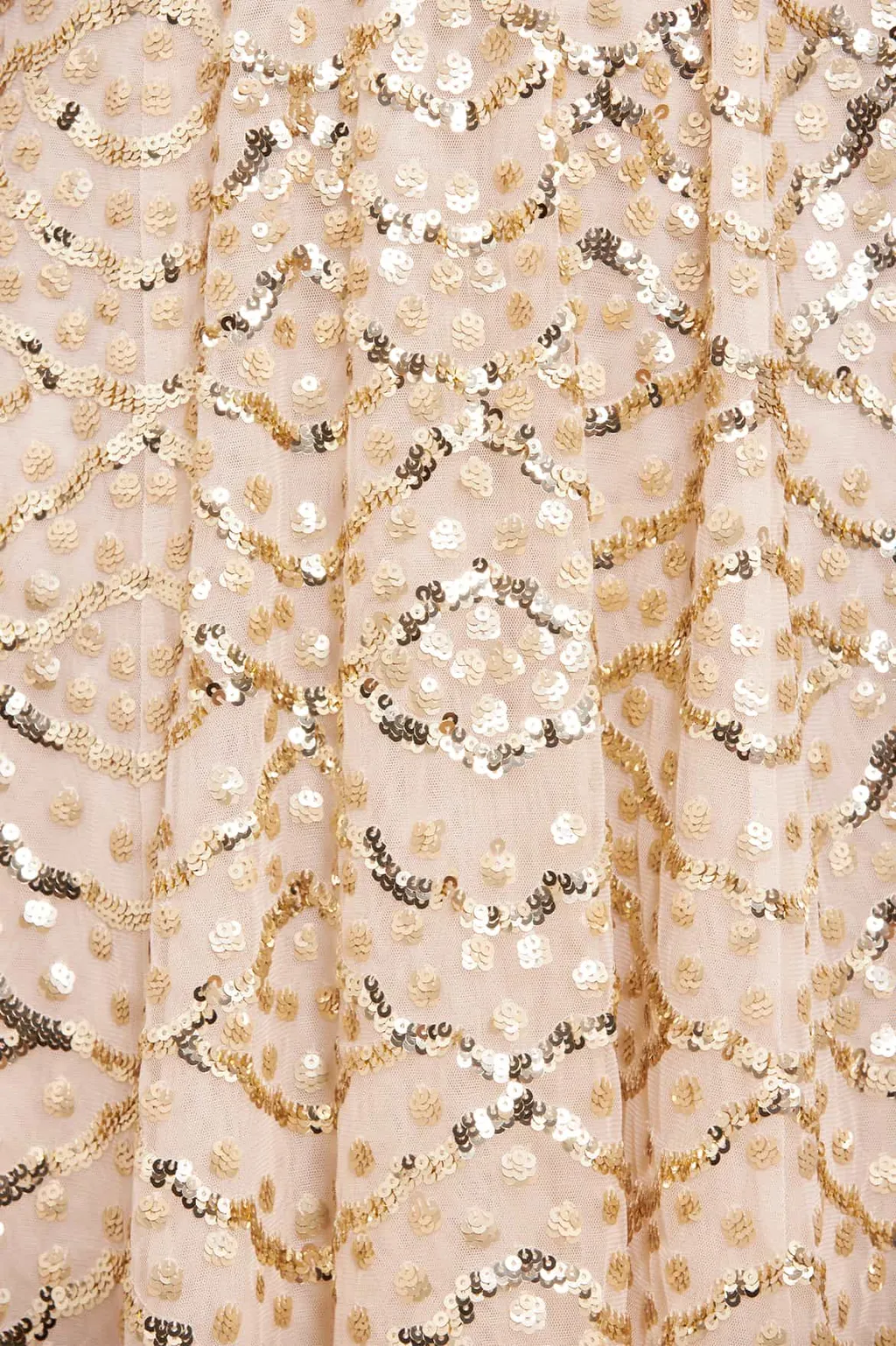 Deco Dot Gloss Maxi Dress