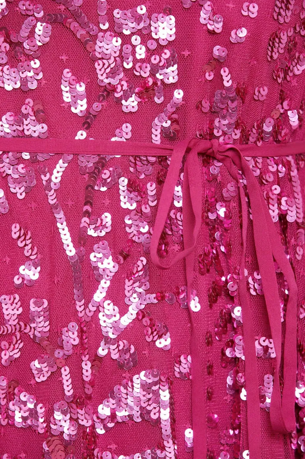 Sequinned Ruffled Maxi Dress