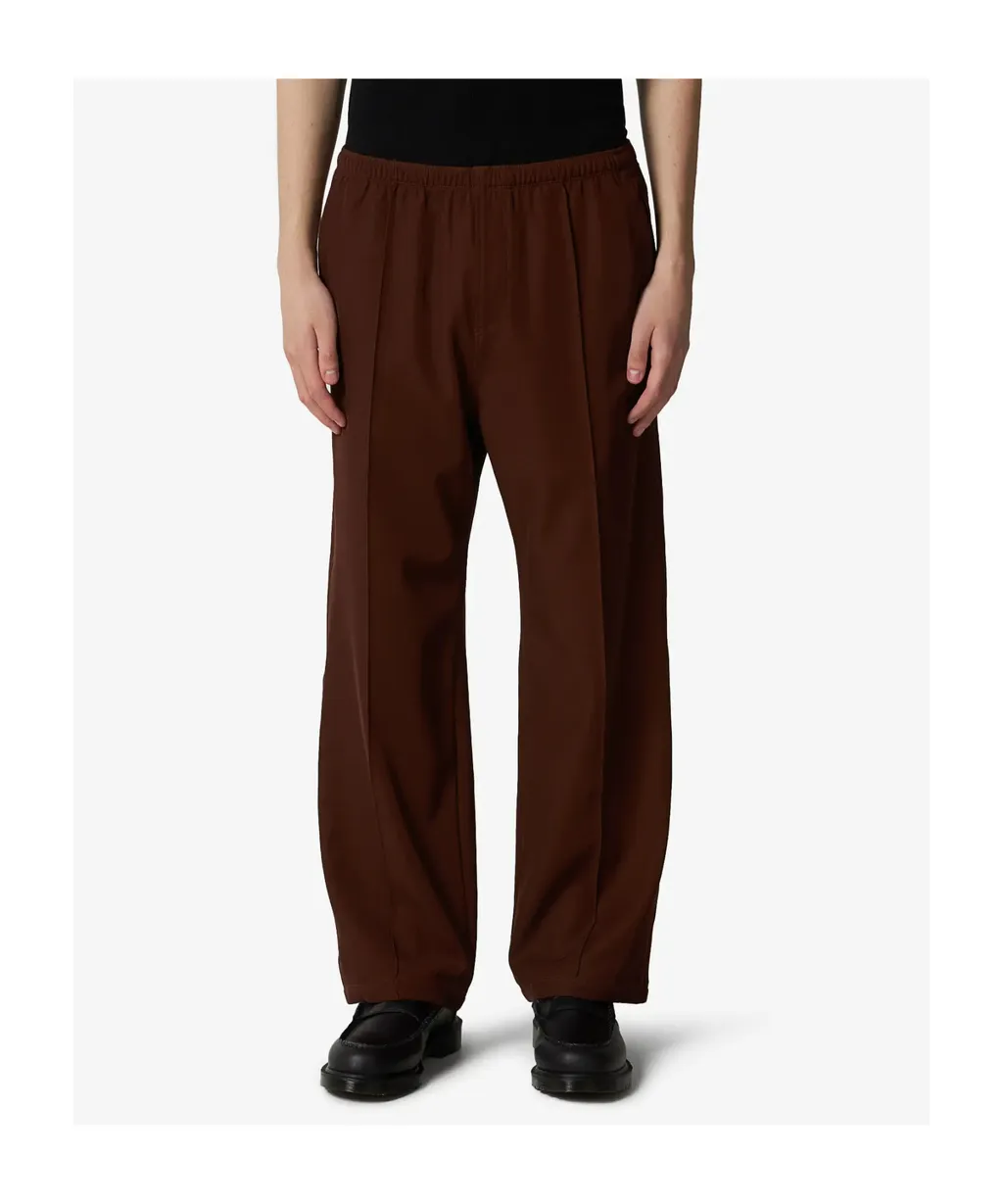 Logo Embroidered Mid Rise Trousers