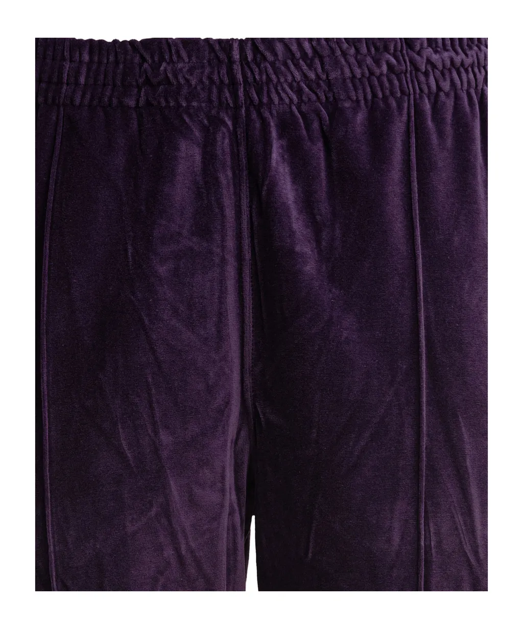 C/Pe Velour Boot-Cut Track Pants