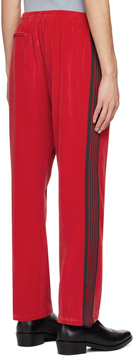Butterfly Detailed Straight-Leg Track Pants