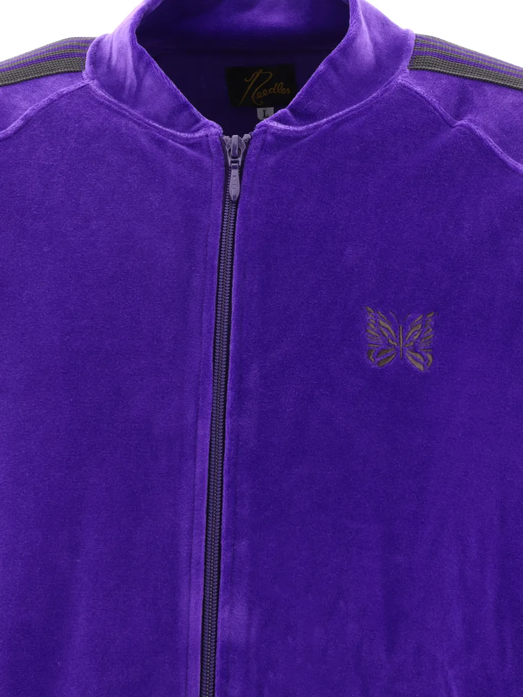 Logo Embroidered Zip-Up Track Jacket