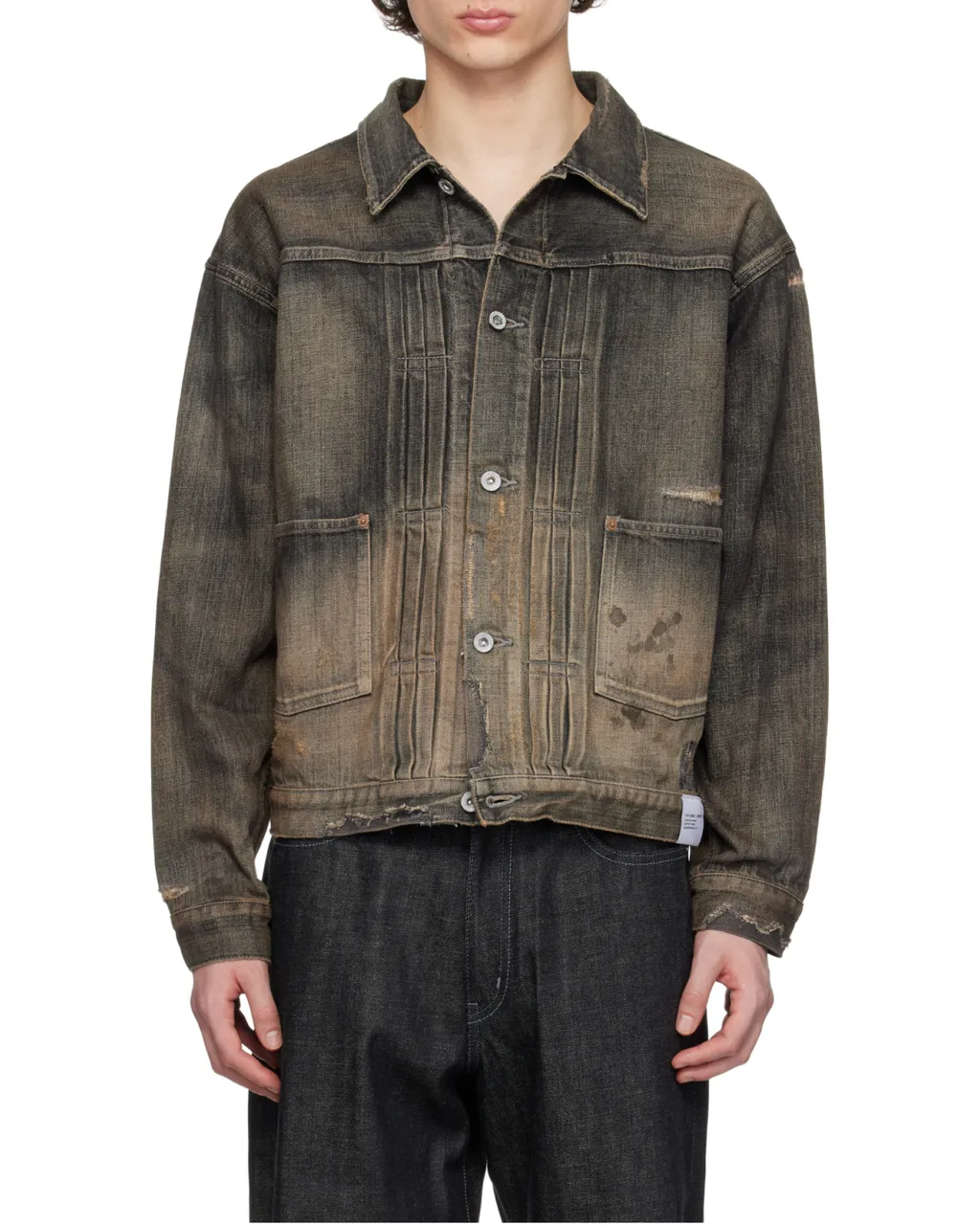 Distressed Denim Jacket