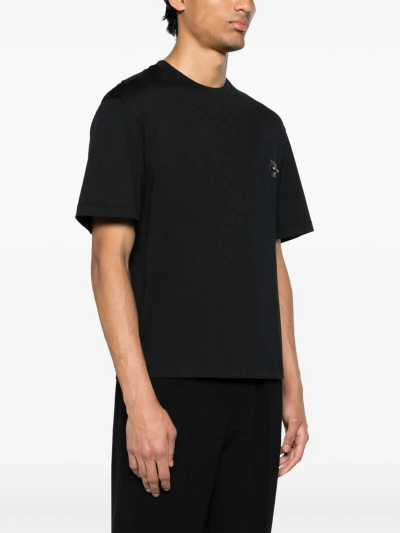 Piercing-Patch Crewneck T-Shirt