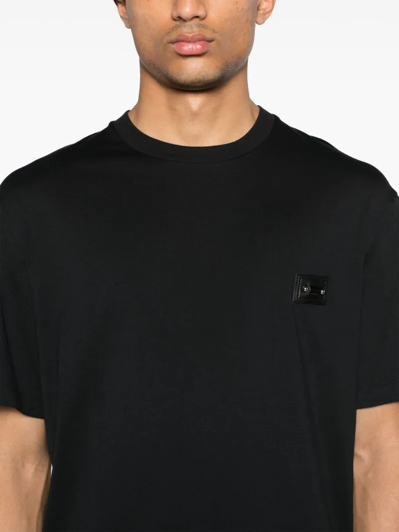 Piercing-Patch Crewneck T-Shirt