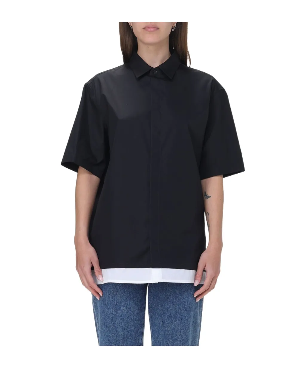 Loose Double Short-Sleeved Shirt