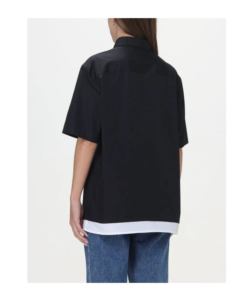 Loose Double Short-Sleeved Shirt