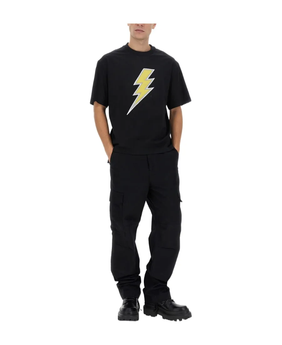 Logo Patch Crewneck T-Shirt