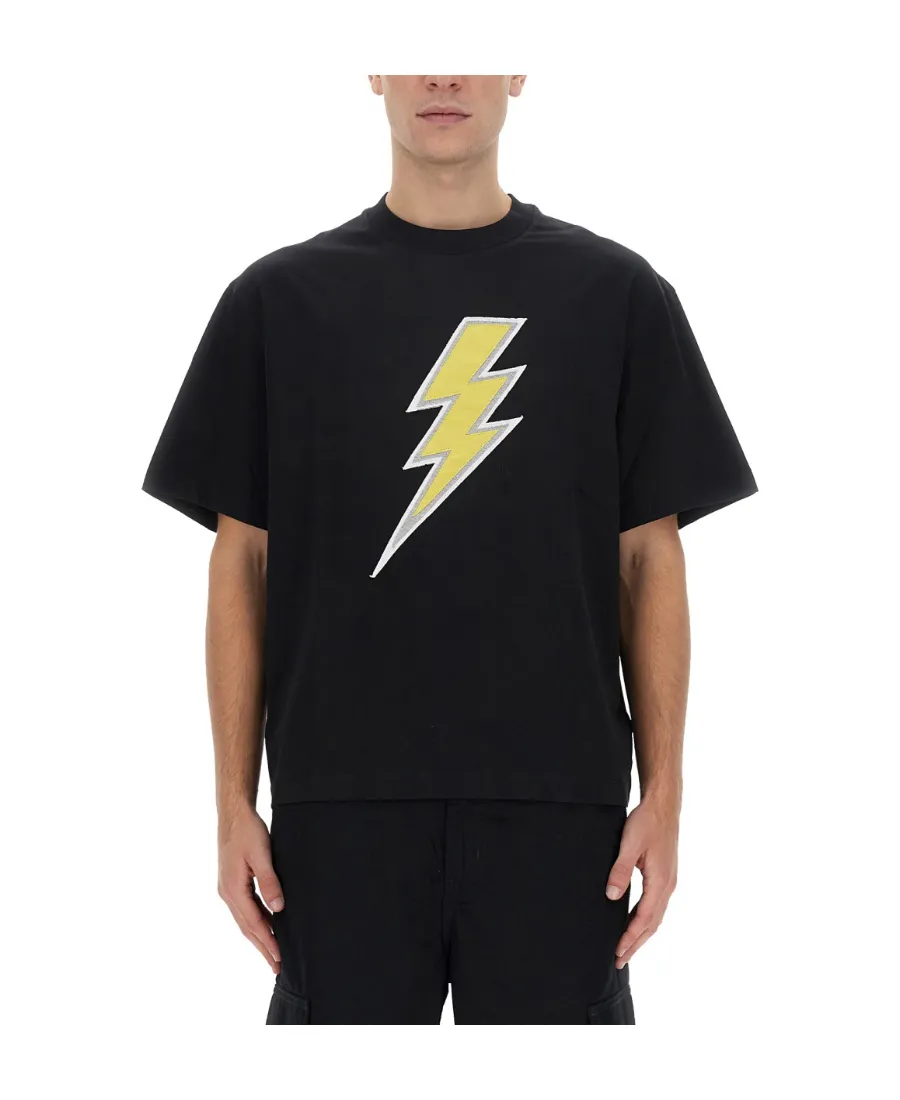 Logo Patch Crewneck T-Shirt