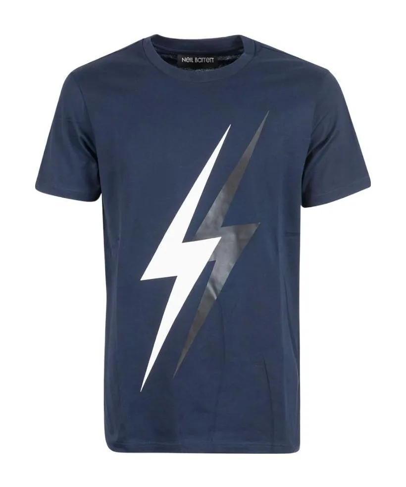 T-Shirt With Round Neck And Short Sleeves