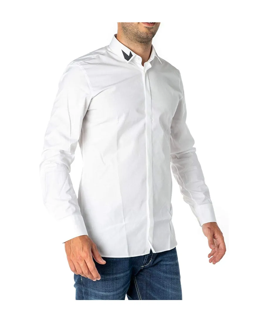 Long-Sleeved Lapel Shirt