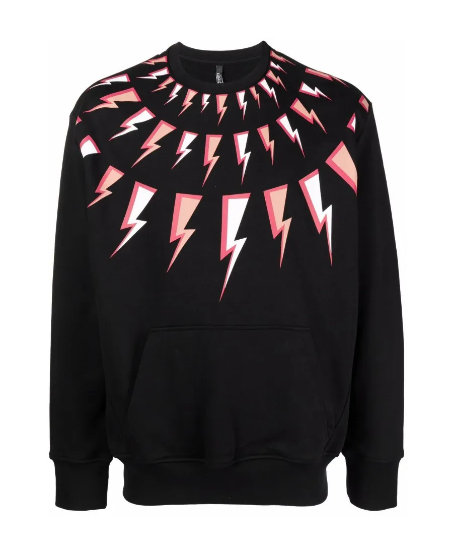 Thunderbolt-Print Sweatshirt