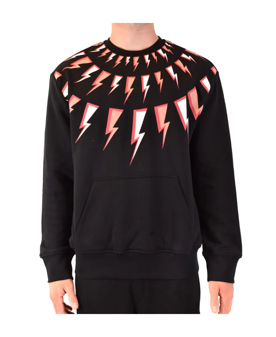 Thunderbolt-Print Sweatshirt