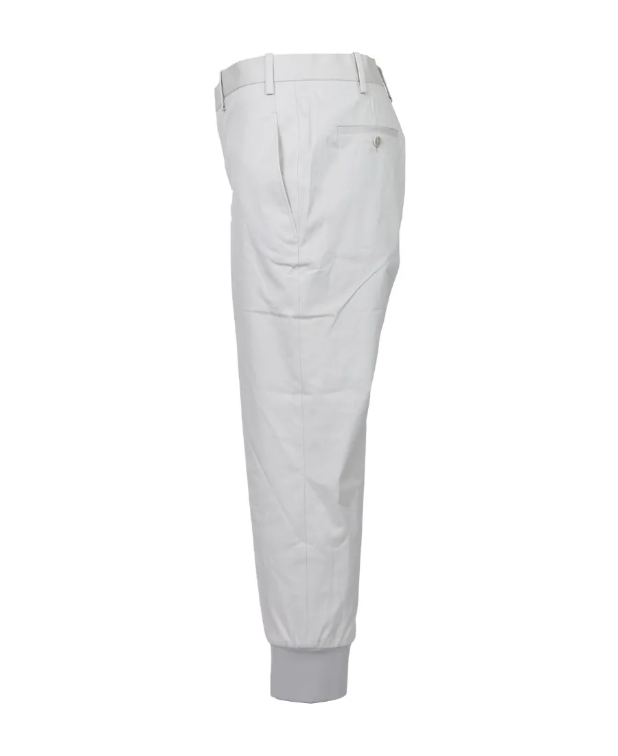 Rib Mouth Slim Casual Pants