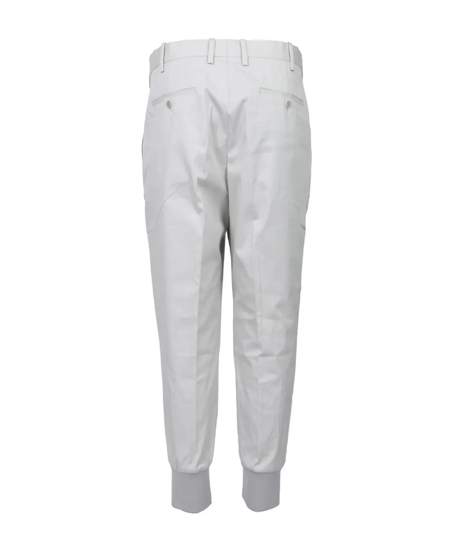 Rib Mouth Slim Casual Pants