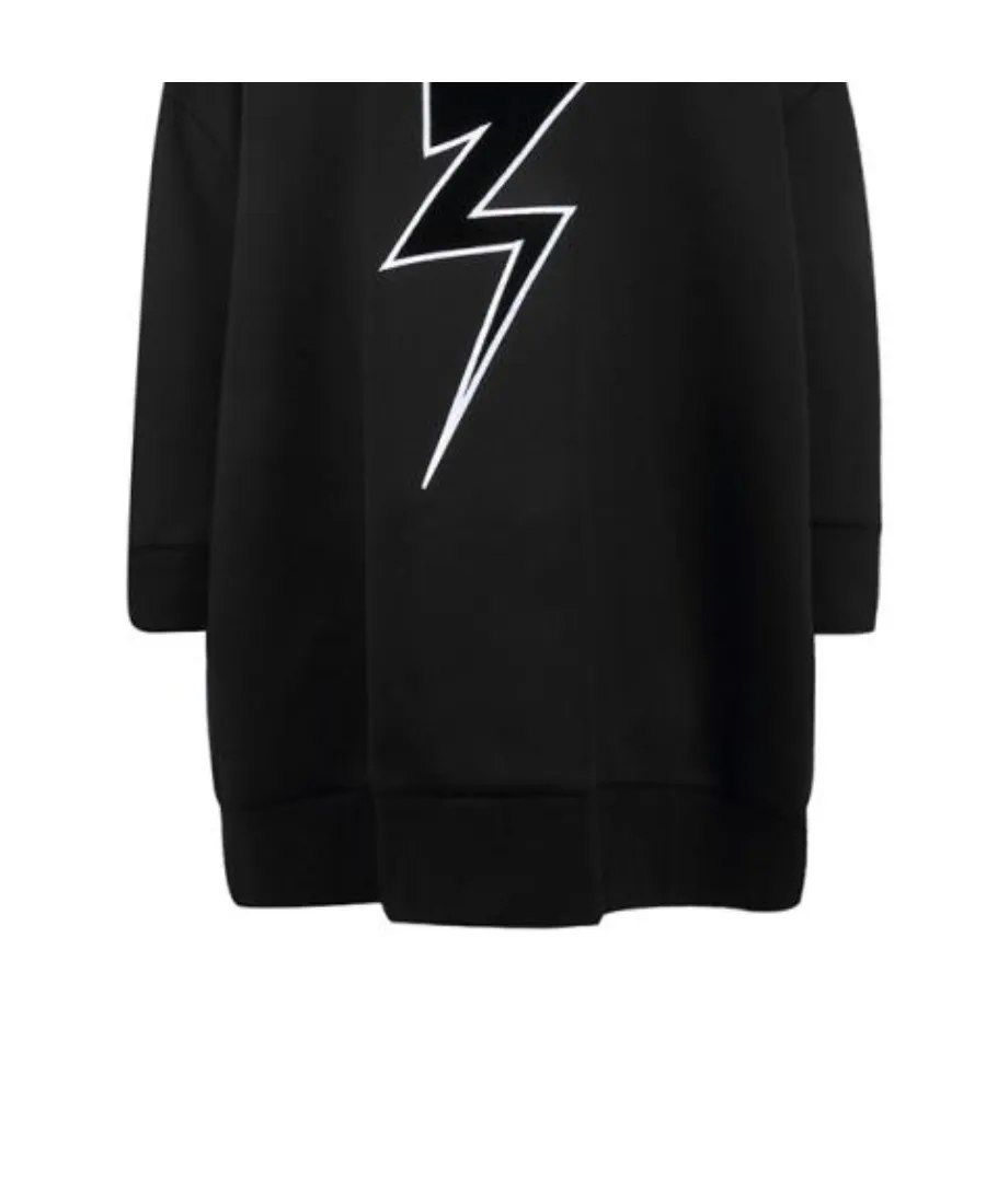 Lightning Printed Sweater