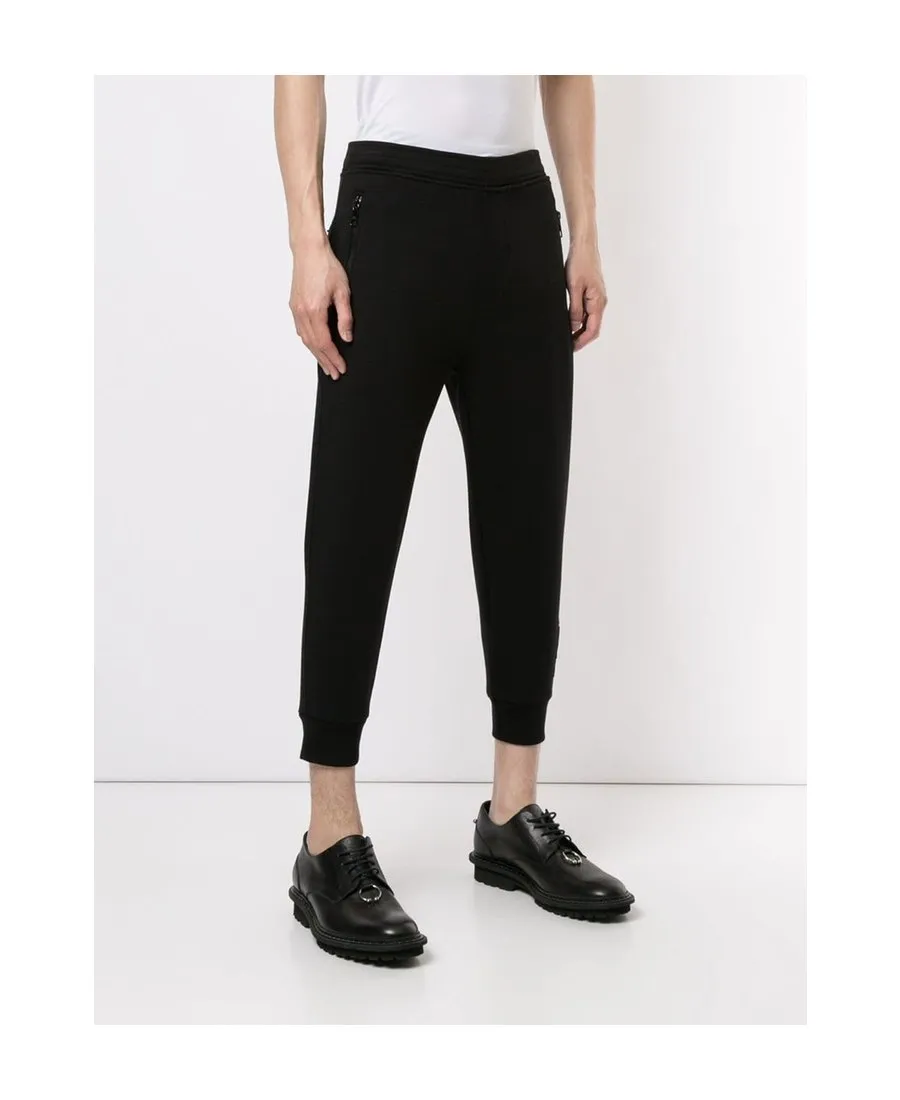 Elastic Waist-Edge Sweatpants