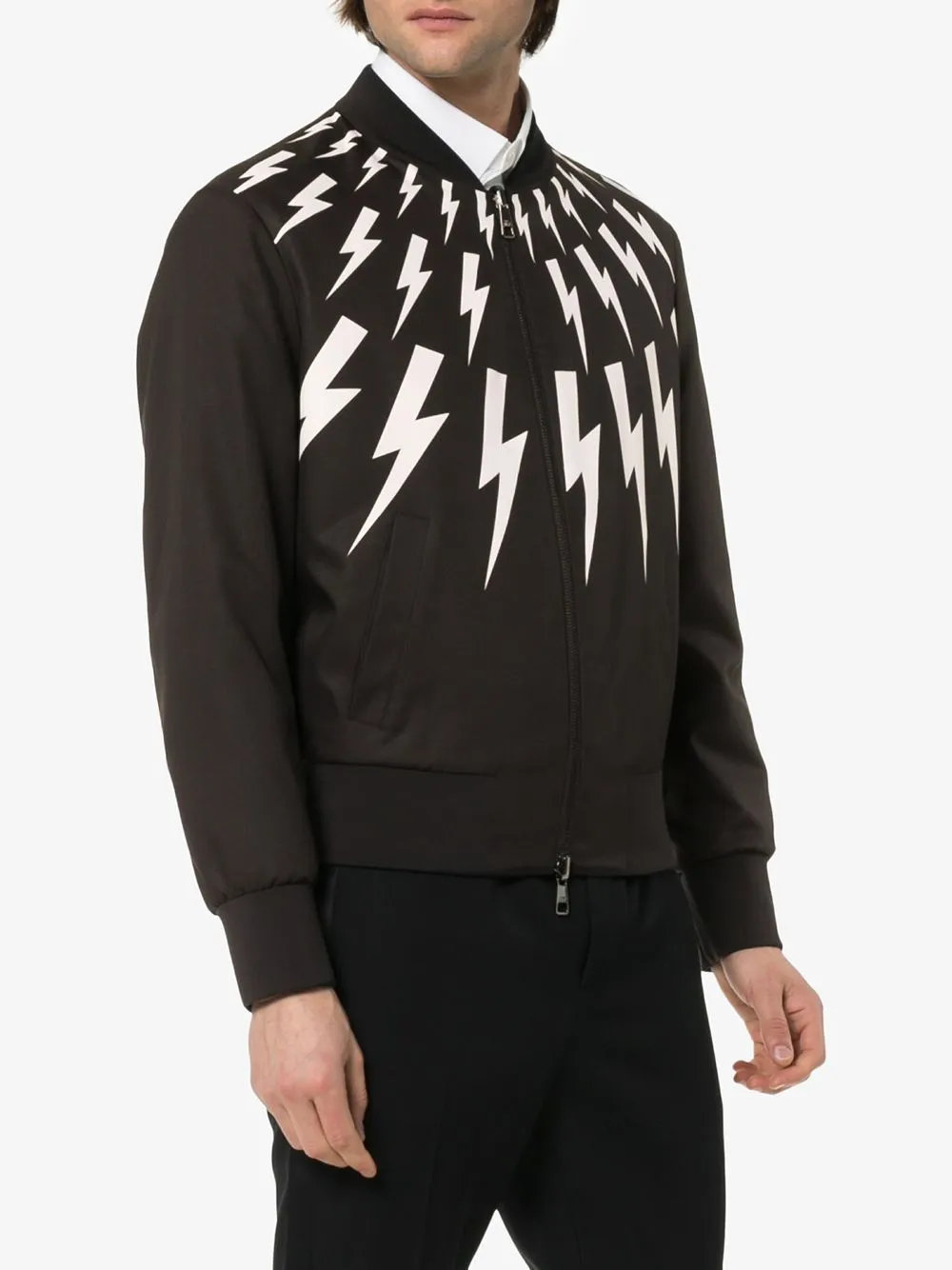 Long-Sleeved Zipper Casual Jacket