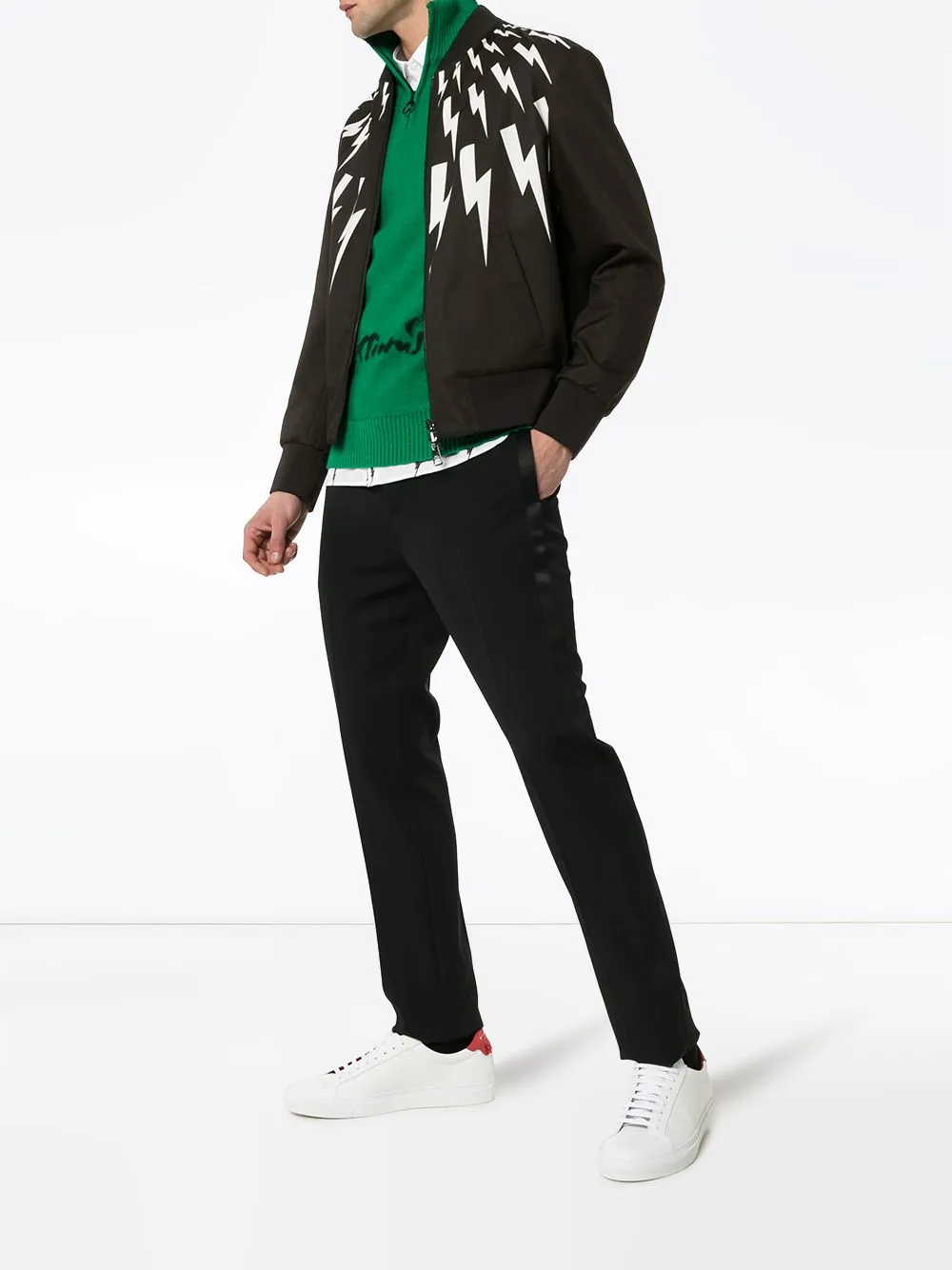 Long-Sleeved Zipper Casual Jacket