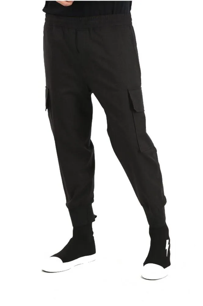Elastic Tapered Casual Pants