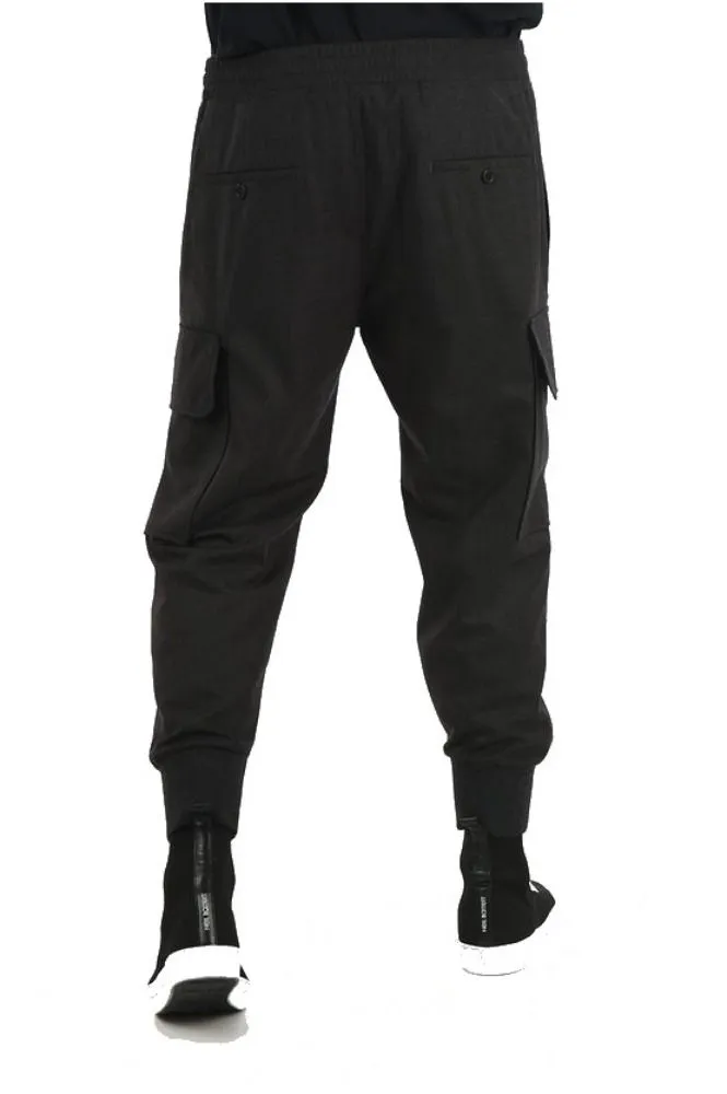 Elastic Tapered Casual Pants