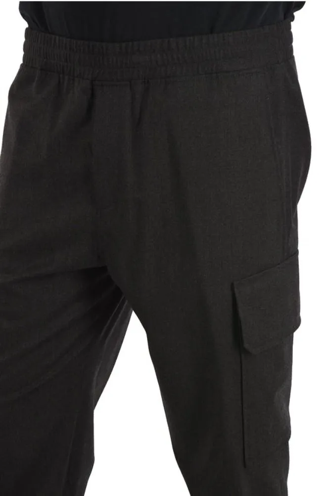 Elastic Tapered Casual Pants