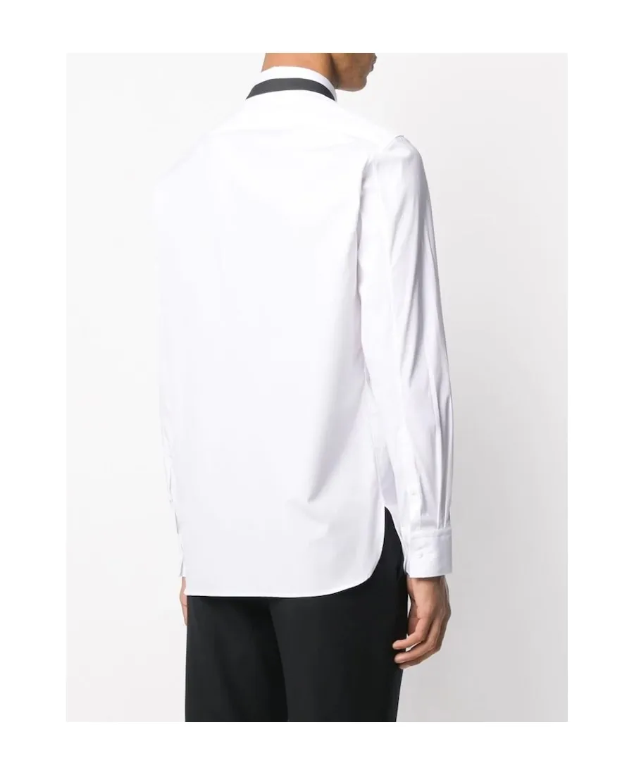 Lightning Print Lapel Shirt