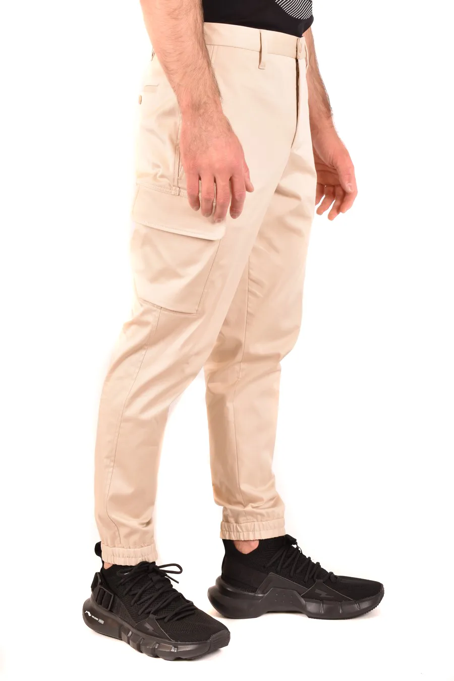 Tapered Overalls Casual Pants