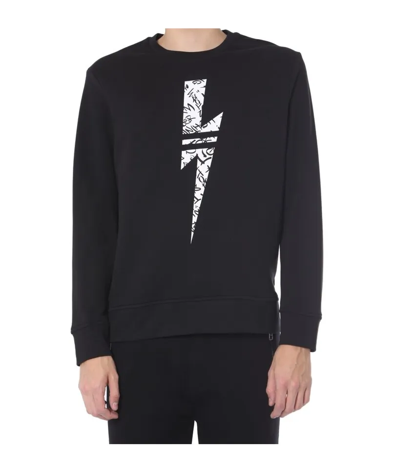 Lightning Printed Pullover