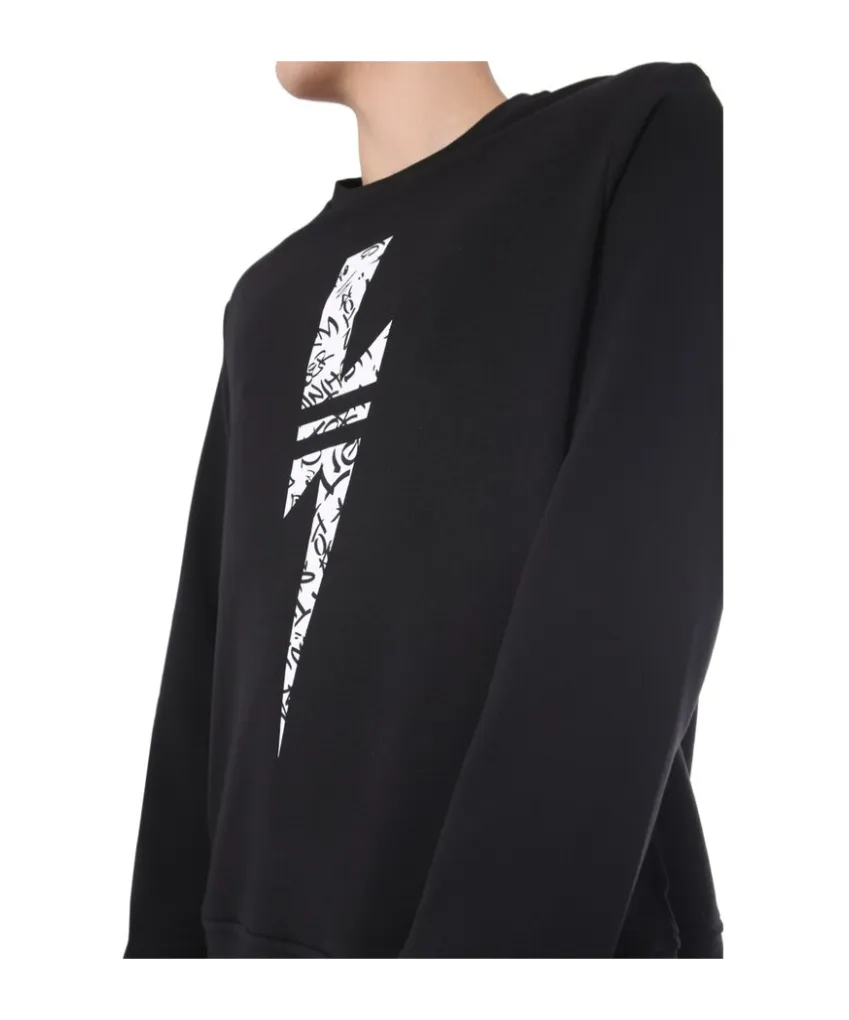Lightning Printed Pullover