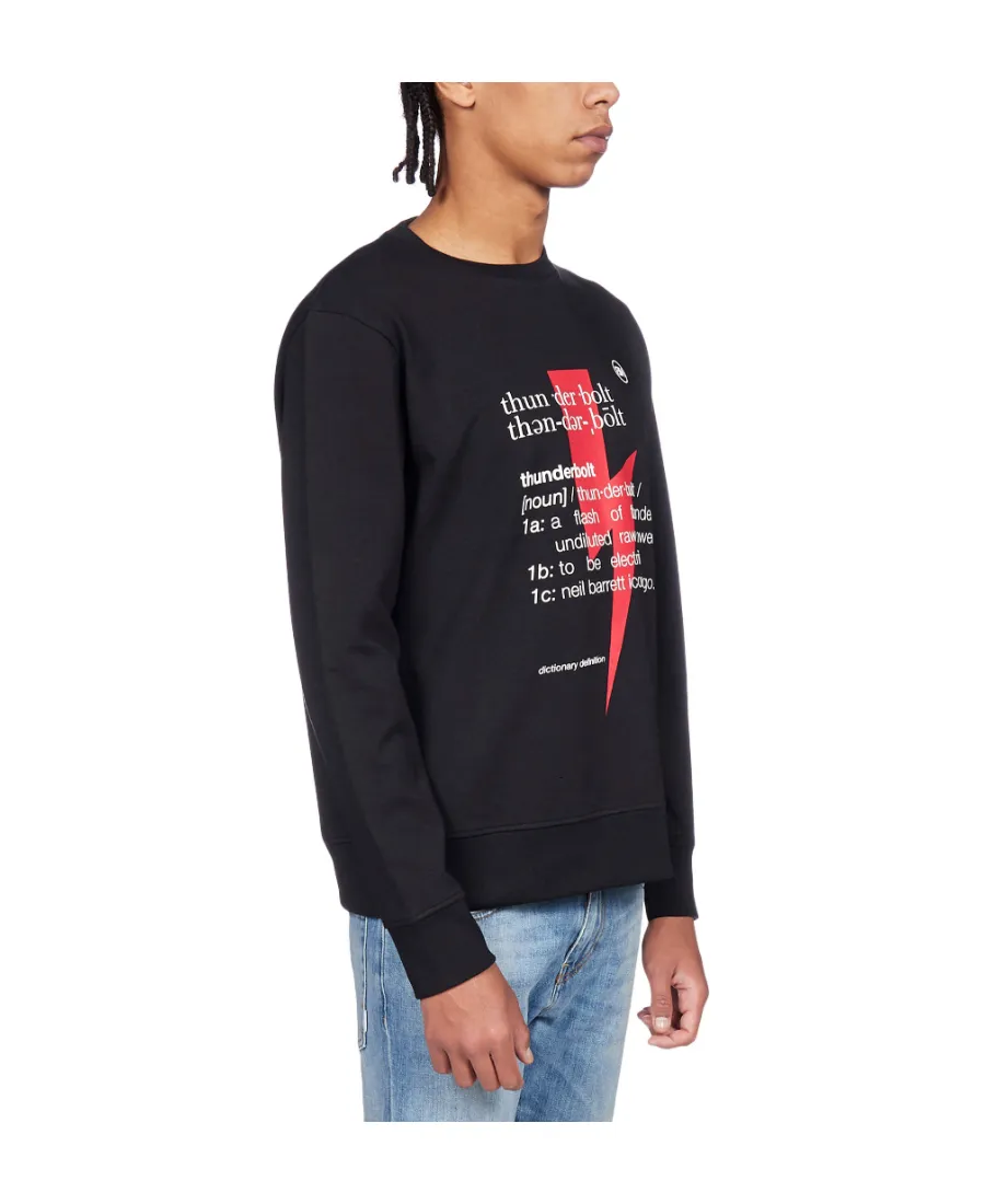 Thunderbolt-Print Sweatshirt
