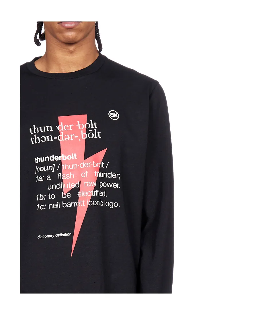 Thunderbolt-Print Sweatshirt