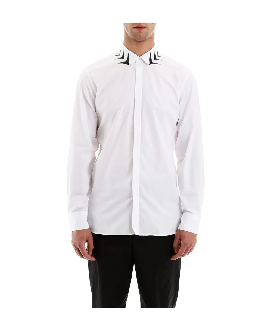 Printed Collar Shirt