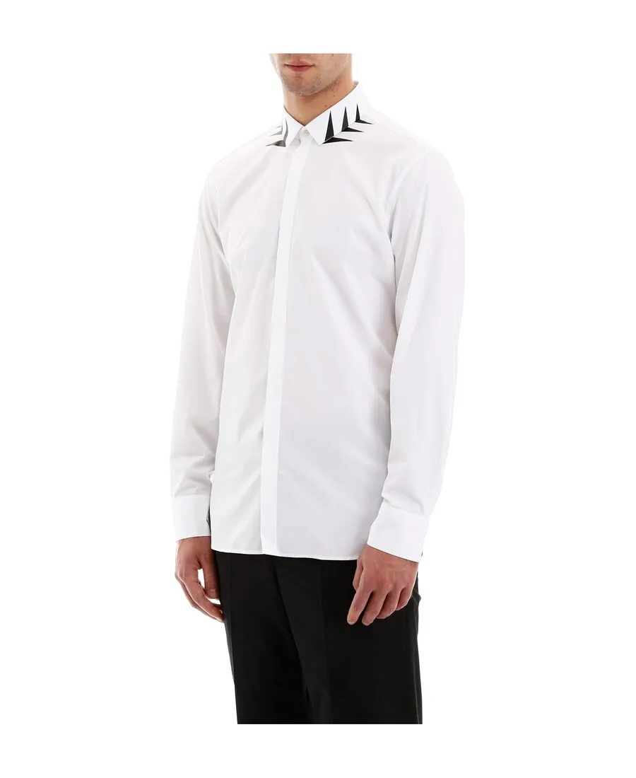 Printed Collar Shirt