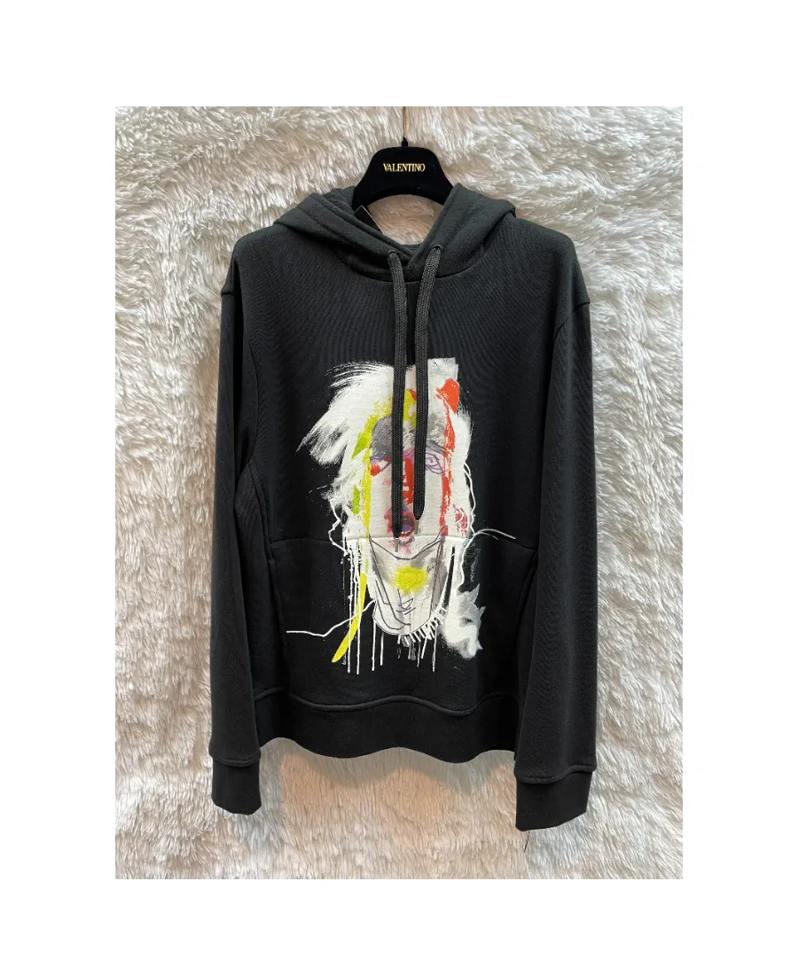 Printed Hooded Sweater