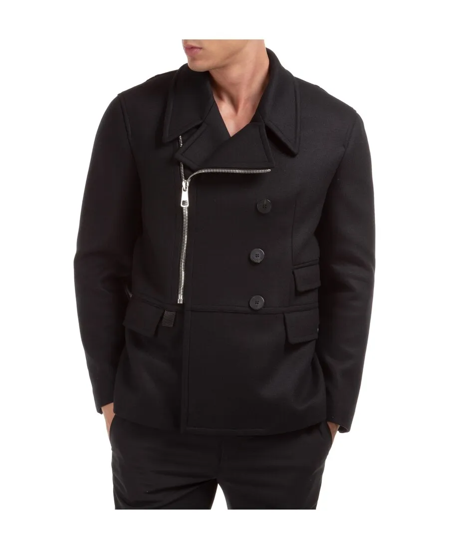 Asymmetrical Zipper Coat