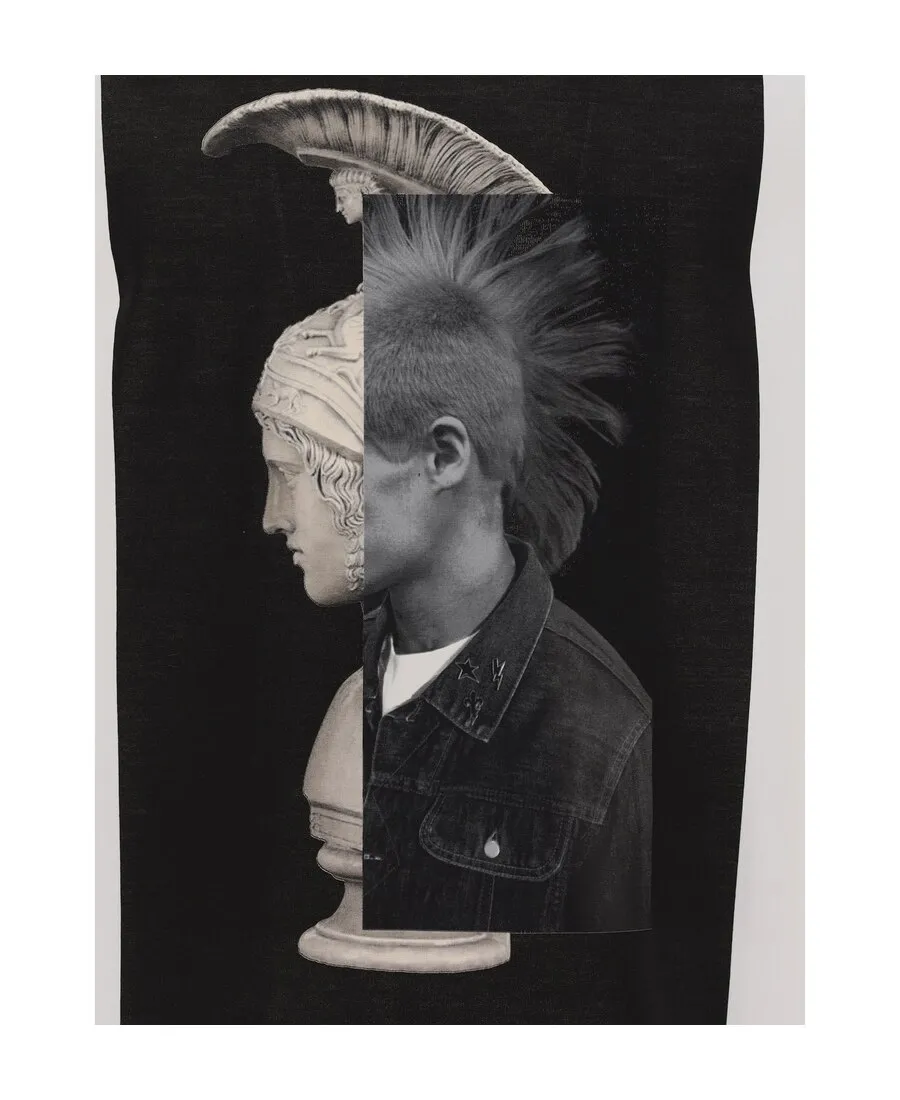 Mohawk Warrior Print T-Shirt