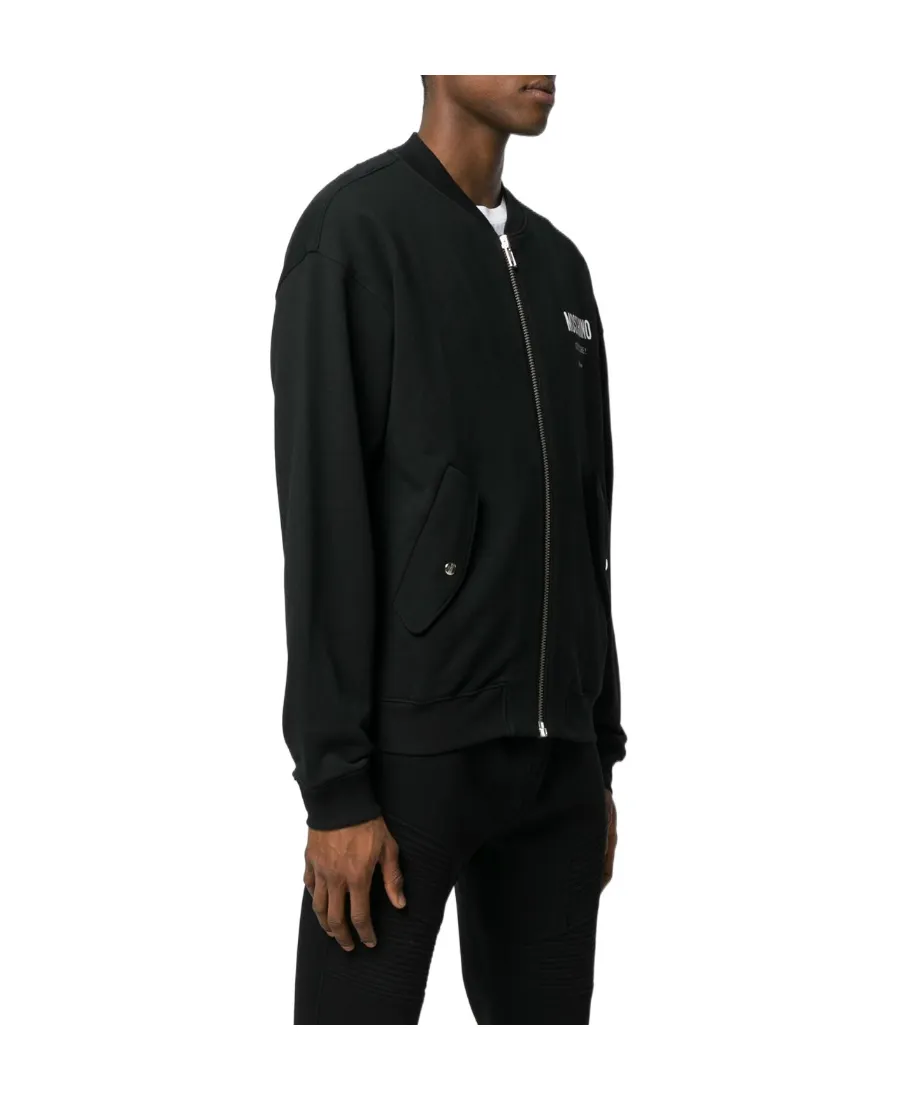 Logo Details Baseball Jacket