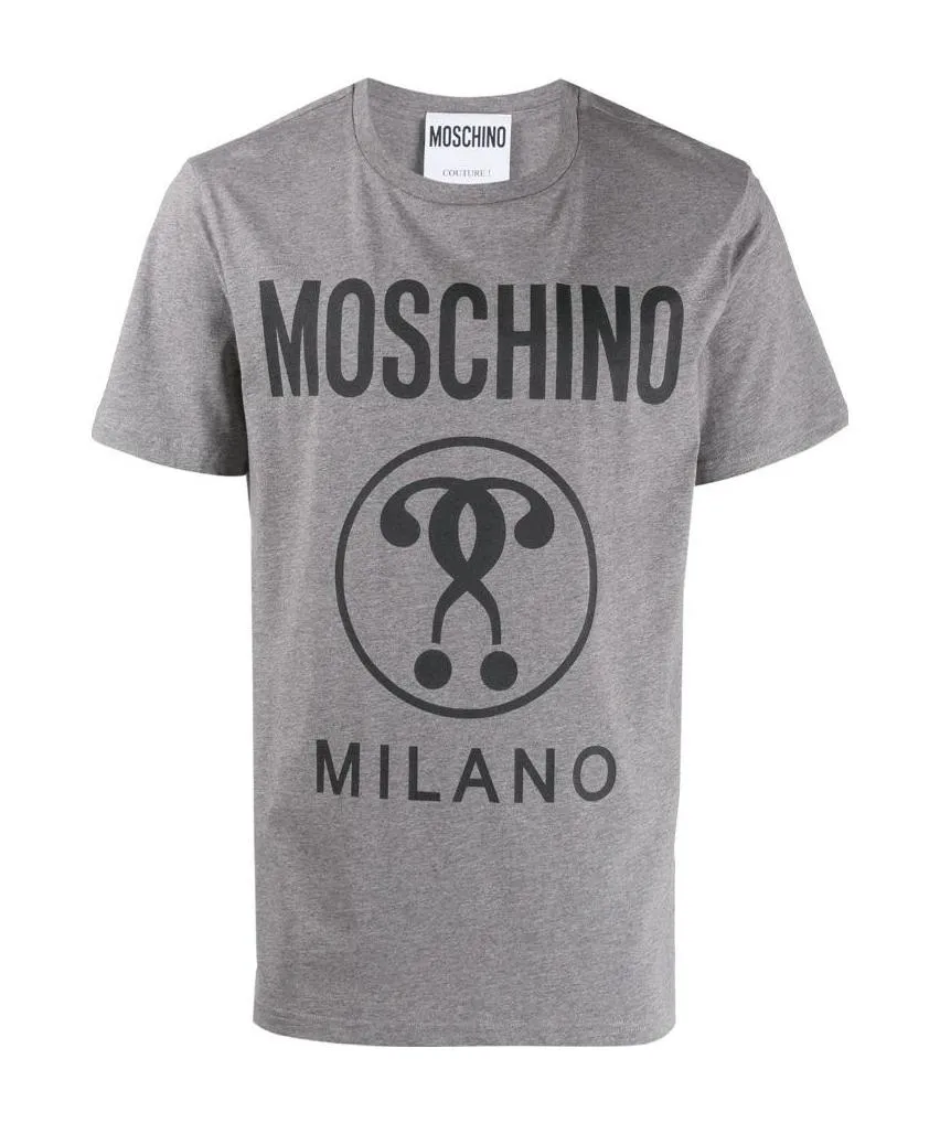 Double Question Mark Printed T-Shirt
