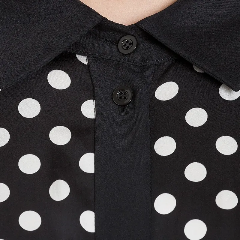 Wave Dot Pattern Dress