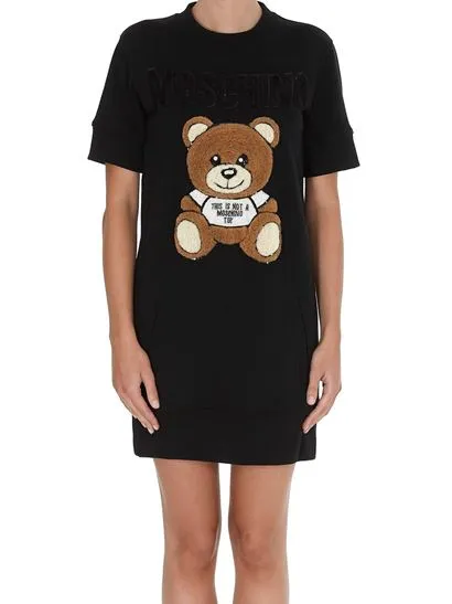 Teddy Bear Embroidered Dress