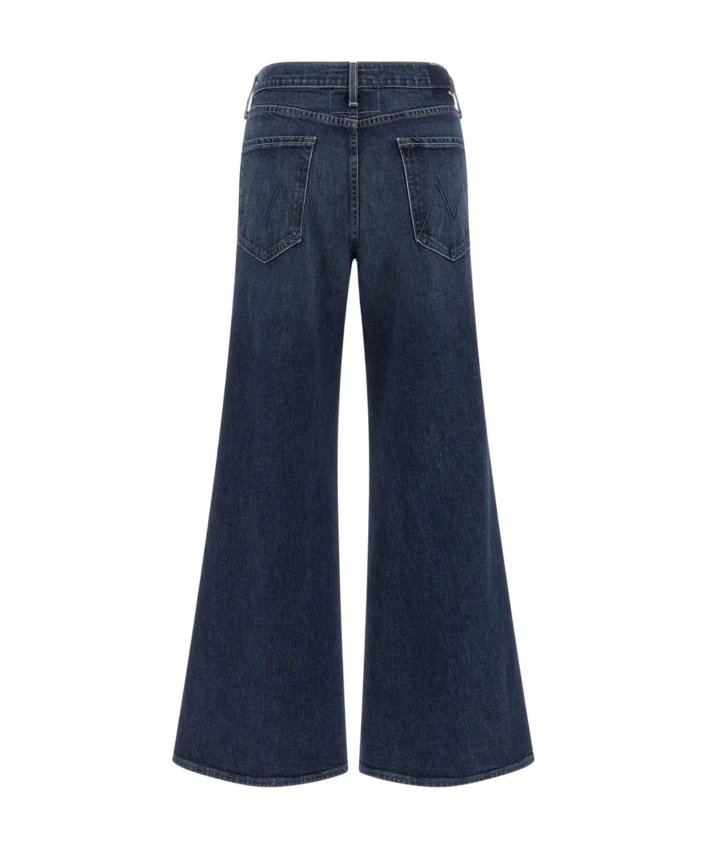 Logo Patch Wide-Leg Jeans