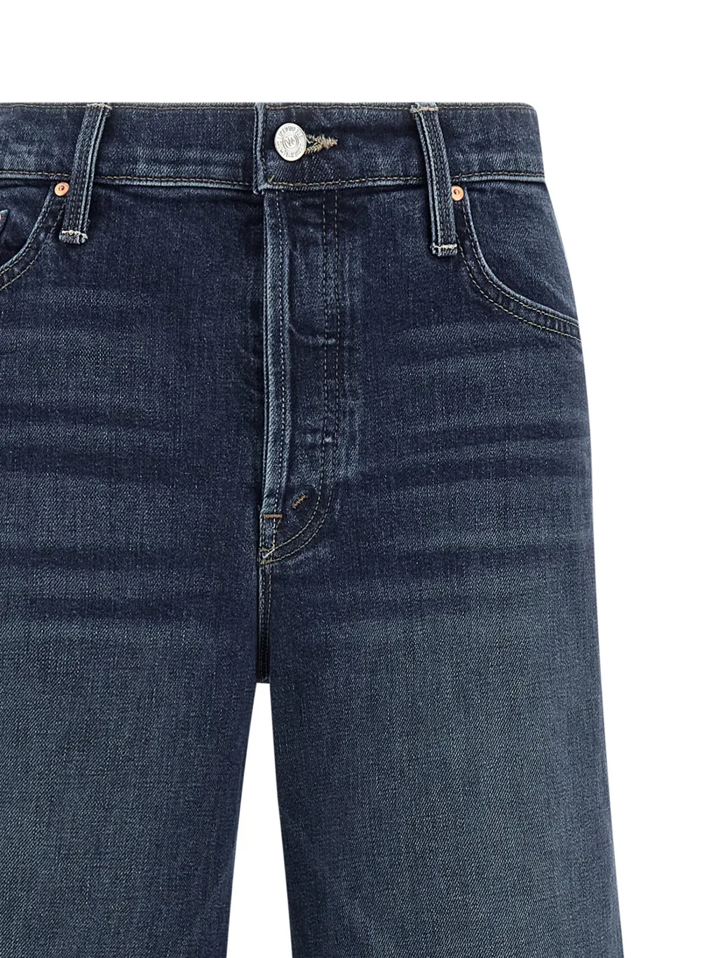Logo Patch Wide-Leg Jeans