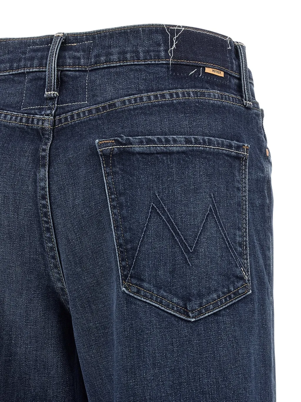 Logo Patch Wide-Leg Jeans