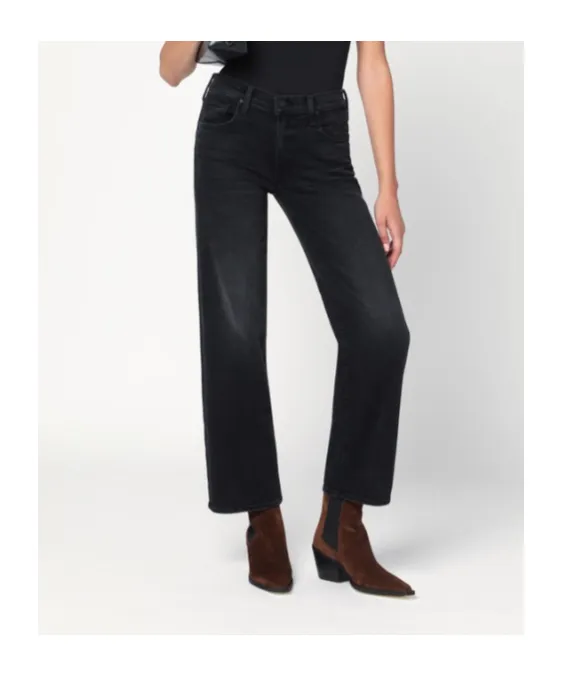 Mid-Rise Rambler Zip Flood Jeans