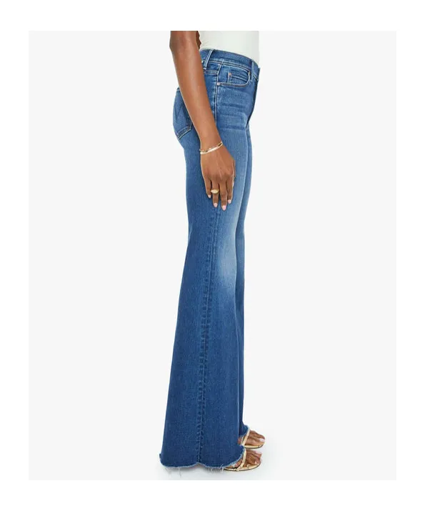 Frayed Bell-Bottom Jeans