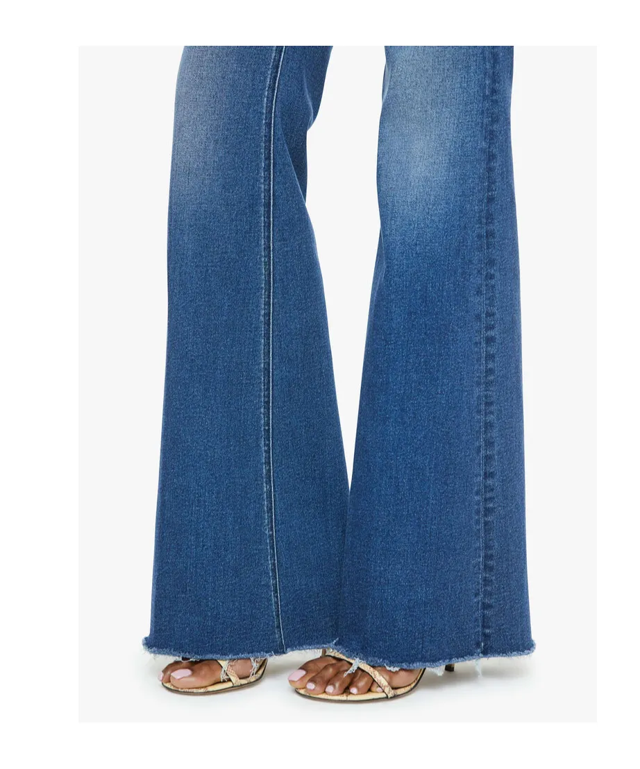 Frayed Bell-Bottom Jeans